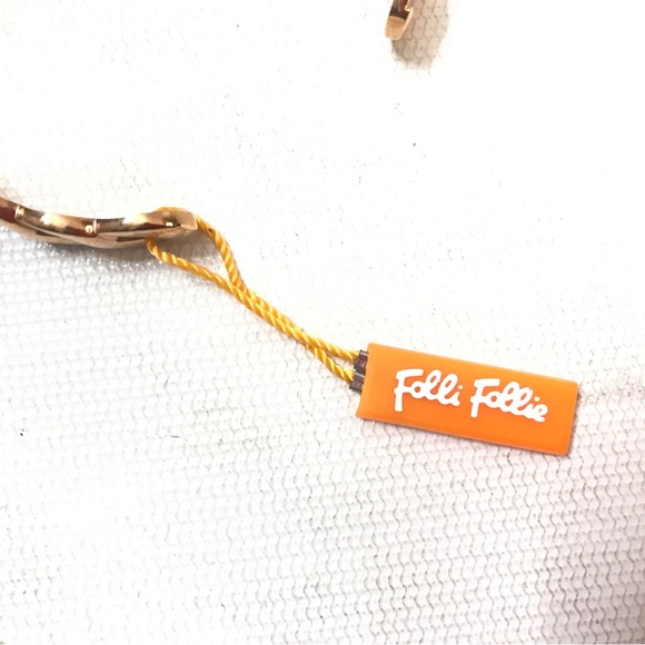 Folli Follie Women’s Cuff Bracelet Bangle Rose Plating Gold Apeiron Twisted - Picture 5 of 6